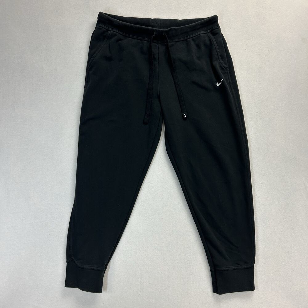 Nike Sweatpants Men's Large Black Training Fleece Joggers Pants Dri Fit Athletic